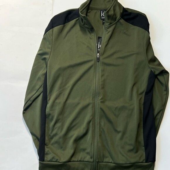 ID Ideology Men's Regular-Fit
Moisture-Wicking Knit Jacket, Native
Grn Blk Small - Picture 4 of 5